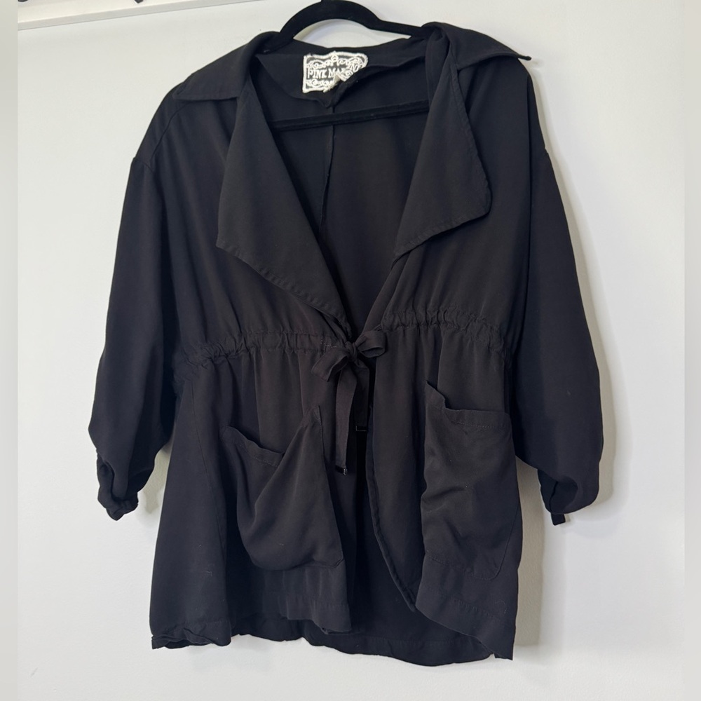 Pink Martini Black Cardigan